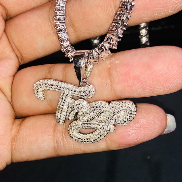 TRAP Custom Certified Real Diamond Pendant 1.15ct - Picture 7 of 9